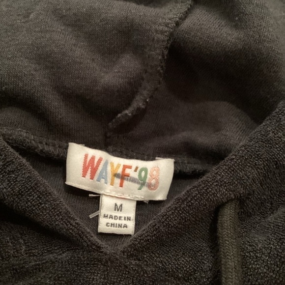 DRAWSTRING Black Oversized Hoodie from Nordstrom Size M - Picture 4 of 4